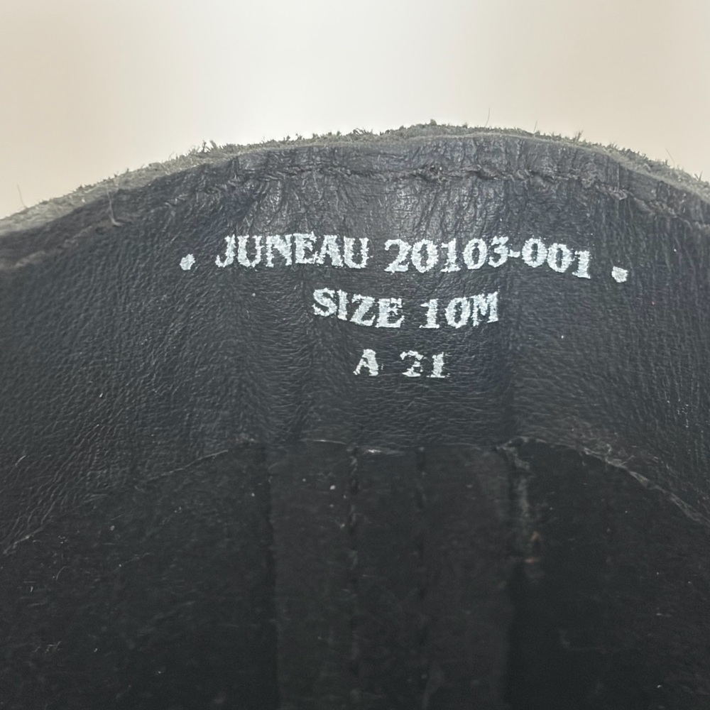 Men's Black Leather Riding Boots - Picture 6 of 7